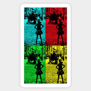 The Fearless Girl Sticker